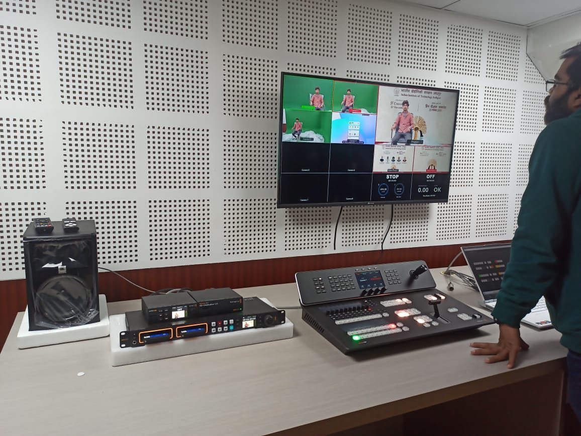IIT Jodhpur — Audio & Video Production Studio